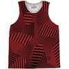 Multiple Lines Pattern Basketball Singlets by Tribe Lacrosse