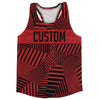 Multiple Lines Pattern Finish Line  Running Racerback Singlet by Tribe Lacrosse