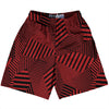 Multiple Lines Pattern Lacrosse Shorts Made In USA by Tribe Lacrosse