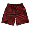 Multiple Lines Pattern Soccer Shorts Made In USA by Tribe Lacrosse