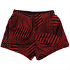 Multiple Lines Pattern Womens & Girls Sport Shorts End Made In USA by Tribe Lacrosse