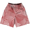 Multiple Lines Pattern Basketball Practice Shorts Made In USA by Tribe Lacrosse