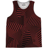 Multiple Lines Pattern Basketball Singlets by Tribe Lacrosse