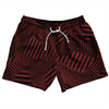 Multiple Lines Pattern 5" Swim Shorts Made in USA by Tribe Lacrosse