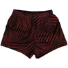 Multiple Lines Pattern Womens & Girls Sport Shorts End Made In USA by Tribe Lacrosse