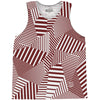 Multiple Lines Pattern Basketball Singlets by Tribe Lacrosse