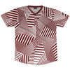 Multiple Lines Pattern Soccer Jersey Made In USA by Tribe Lacrosse