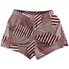Multiple Lines Pattern Womens & Girls Sport Shorts End Made In USA by Tribe Lacrosse