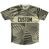 Multiple Lines Pattern Finish Line  Running Shirt Track Cross Made In USA by Tribe Lacrosse