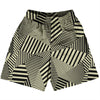 Multiple Lines Pattern Basketball Practice Shorts Made In USA by Tribe Lacrosse