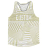 Multiple Lines Pattern Finish Line  Running Racerback Singlet by Tribe Lacrosse