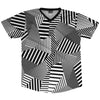 Multiple Lines Pattern Soccer Jersey Made In USA by Tribe Lacrosse