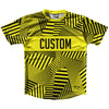 Multiple Lines Pattern Finish Line  Running Shirt Track Cross Made In USA by Tribe Lacrosse