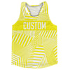 Multiple Lines Pattern Finish Line  Running Racerback Singlet by Tribe Lacrosse
