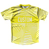 Multiple Lines Pattern Finish Line  Running Shirt Track Cross Made In USA by Tribe Lacrosse