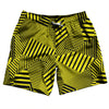 Multiple Lines Pattern Swim Shorts 7" Made in USA by Tribe Lacrosse
