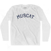 Muscat Vintage City Adult Cotton Long Sleeve T-shirt by Ultras