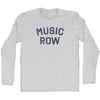 Music Row Adult Cotton Long Sleeve T-shirt by Tribe Lacrosse