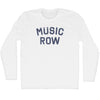 Music Row Adult Cotton Long Sleeve T-shirt by Tribe Lacrosse