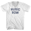 Music Row Adult Cotton V-neck T-shirt by Tribe Lacrosse