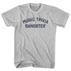 Music Trivia Gangster Adult Cotton T-shirt by Tribe Lacrosse