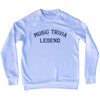 Music Trivia Legend Adult Tri-Blend Sweatshirt by Tribe Lacrosse