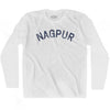 Nagpur Vintage City Adult Cotton Long Sleeve T-shirt by Ultras