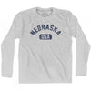 Nebraska USA Adult Cotton Long Sleeve T-shirt by Ultras
