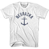 Nebraska State Anchor Home Cotton Adult T-shirt by Ultras