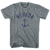 Nevada State Anchor Home Tri-Blend Youth T-shirt by Ultras