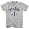 Nevada State Anchor Home Cotton Adult T-shirt by Ultras