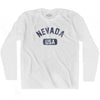 Nevada USA Adult Cotton Long Sleeve T-shirt by Ultras