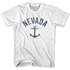 Nevada State Anchor Home Cotton Womens T-shirt by Ultras