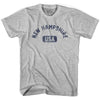 New Hampshire USA Adult Cotton T-shirt by Ultras