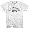 New Hampshire USA Adult Cotton T-shirt by Ultras