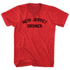 New Jersey Drones Adult Tri-Blend V-neck T-shirt by Tribe Lacrosse