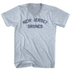 New Jersey Drones Adult Tri-Blend V-neck T-shirt by Tribe Lacrosse