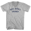 New Jersey Drones Adult Cotton V-neck T-shirt by Tribe Lacrosse