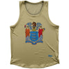 New Jersey State Flag Athletic Sport Tank Top Made In USA by Ultras