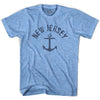 New Jersey State Anchor Home Tri-Blend Adult T-shirt by Ultras