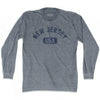 New Jersey USA Adult Tri-Blend Long Sleeve T-shirt by Ultras