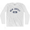 New Jersey USA Adult Cotton Long Sleeve T-shirt by Ultras