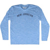 New Jerseyan Adult Tri-Blend Long Sleeve T-shirt by Tribe Lacrosse