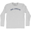 New Jerseyan Adult Cotton Long Sleeve T-shirt by Tribe Lacrosse