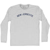 New Jerseyite Adult Cotton Long Sleeve T-shirt by Tribe Lacrosse