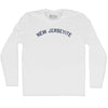 New Jerseyite Adult Cotton Long Sleeve T-shirt by Tribe Lacrosse