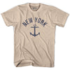 New York State Anchor Home Cotton Adult T-shirt by Ultras
