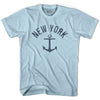New York State Anchor Home Cotton Adult T-shirt by Ultras