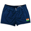 Niger Country Heritage Flag Shorty Short Gym Shorts 2.5" Inseam Made In USA by Shorty Shorts