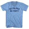 No Palmer No Party Adult Tri-Blend V-neck T-shirt by Tribe Lacrosse
